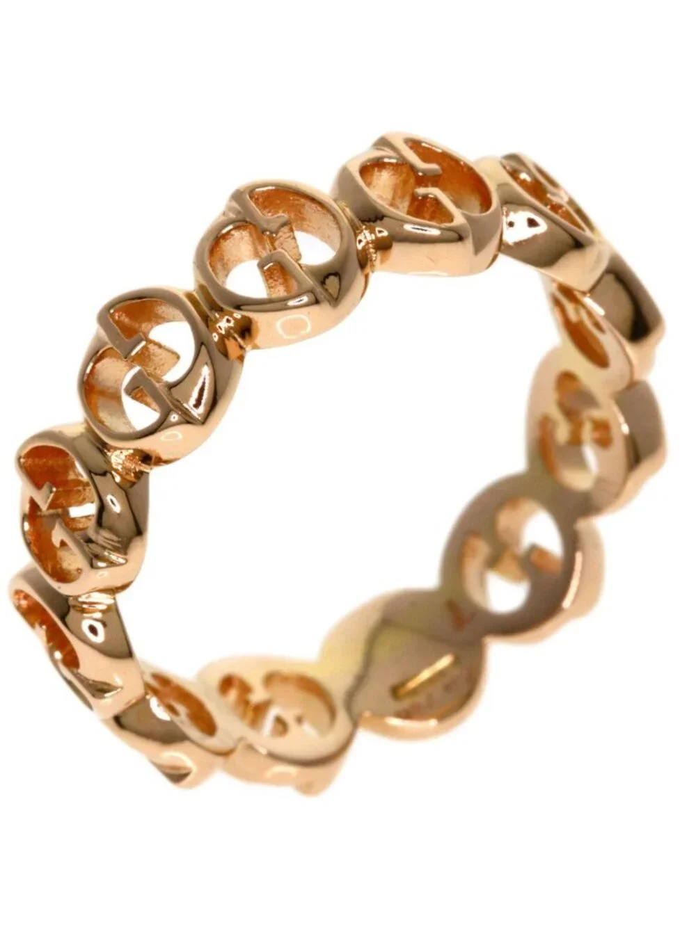 Gucci Interlocking G Ring 18K Pink Gold